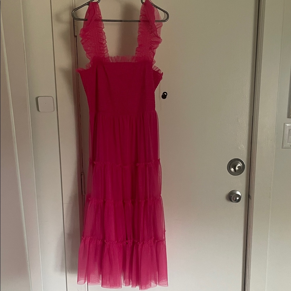 Baltic Born Vibrant Pink Tulle Dress